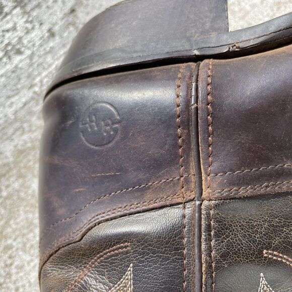 Double H Cowboy Boots Work Western Brown Leather Oil Resist DH3255 Men’s 9 D main image 5